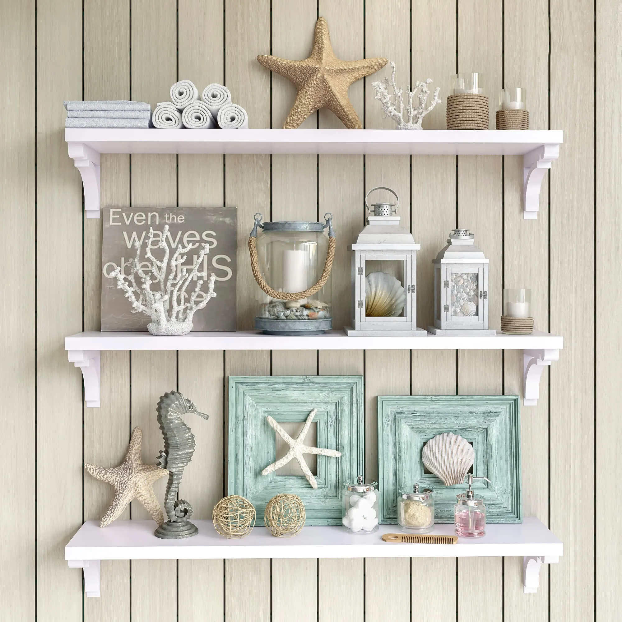 decoration - Decorative set for bathroom set 2 3D Model