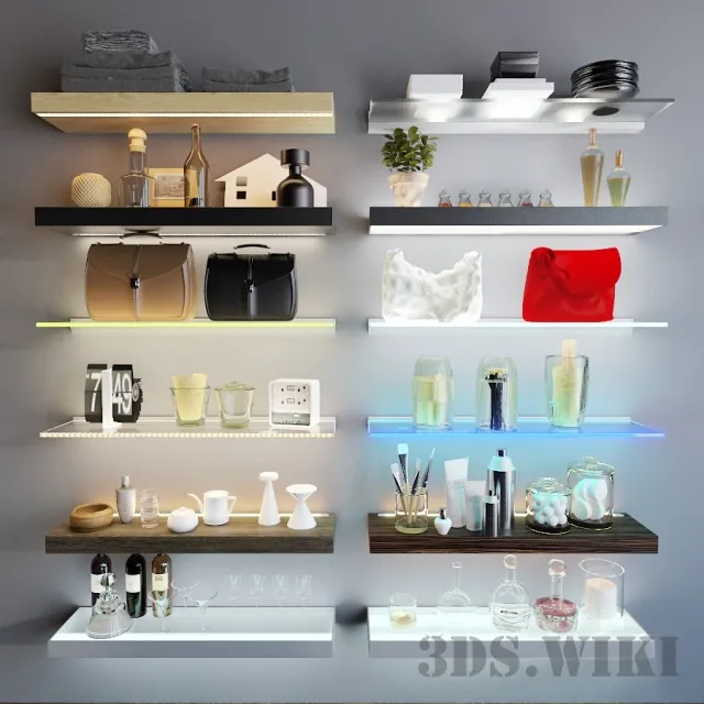 decoration - Decorative set for the interior 3D Model