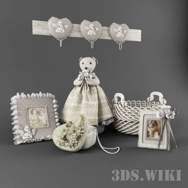 decoration - Decorative set for the nursery 3D Model