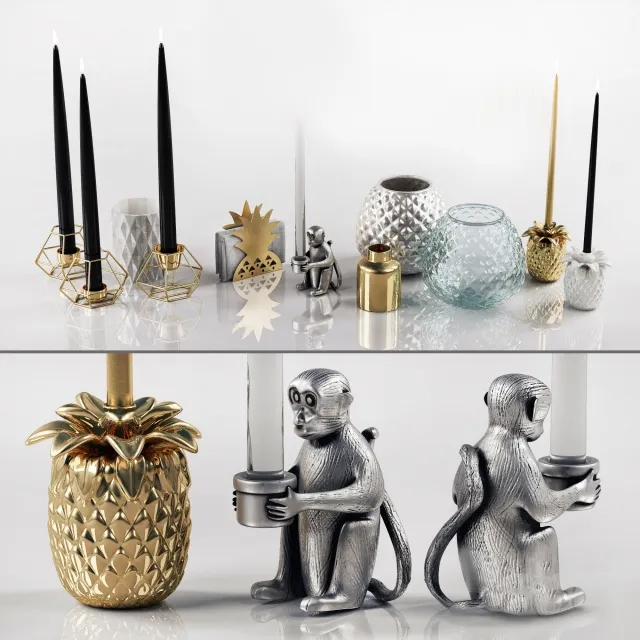 decoration - Decorative set H&M 3D Model