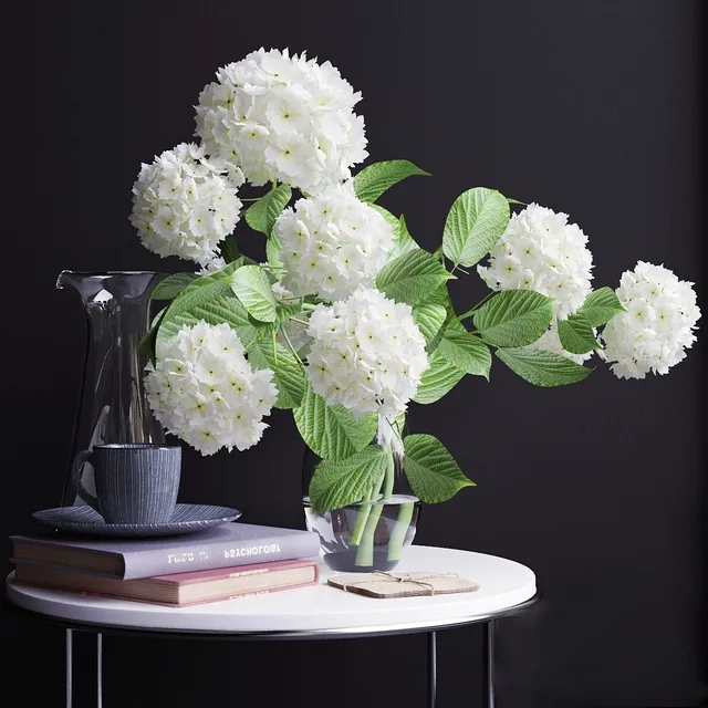 decoration - Decorative set Hydrangea 2 3D Model