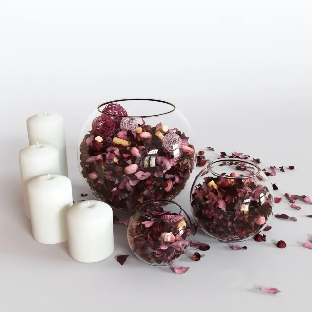 decoration - Decorative set IKEA 03 3D Model