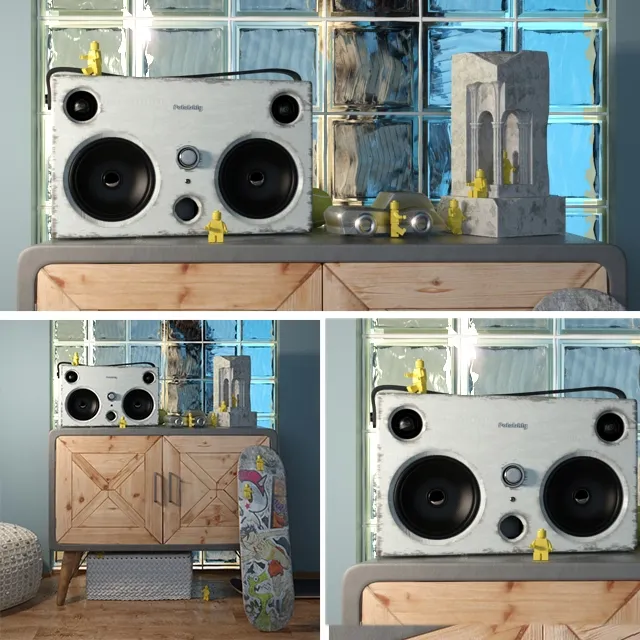 decoration - Decorative set in the style of Loft (Kare) 3D Model