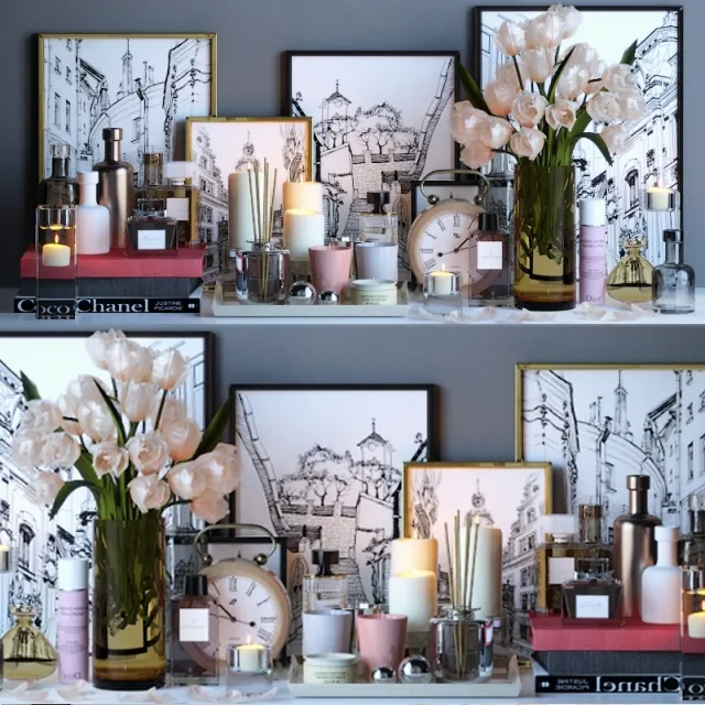 decoration - Decorative set of 316 3D Model