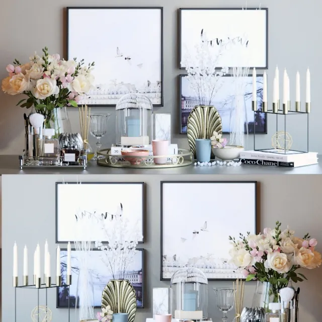 decoration - Decorative set of 317 3D Model