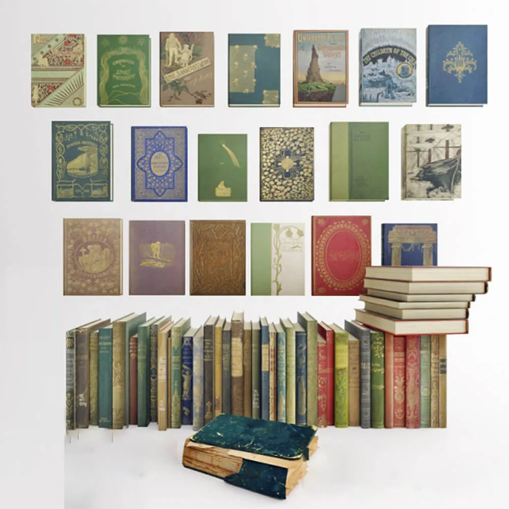 decoration - Decorative set of old books 3D Model