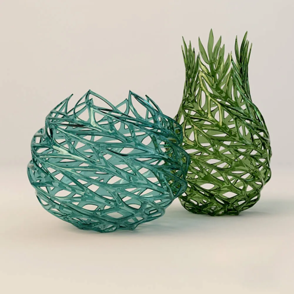 decoration - Decorative set of vase 3D Model