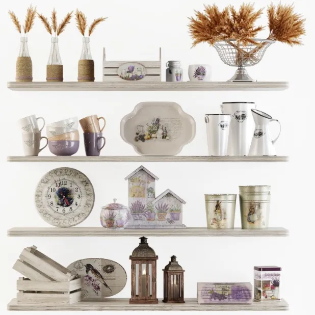 decoration - Decorative set w4 3D Model