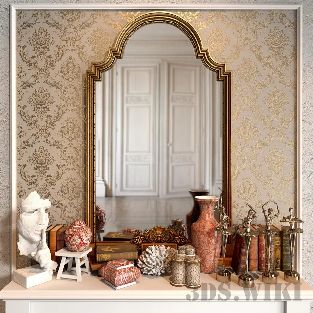 decoration - Decorative set with ballerinas 3D Model