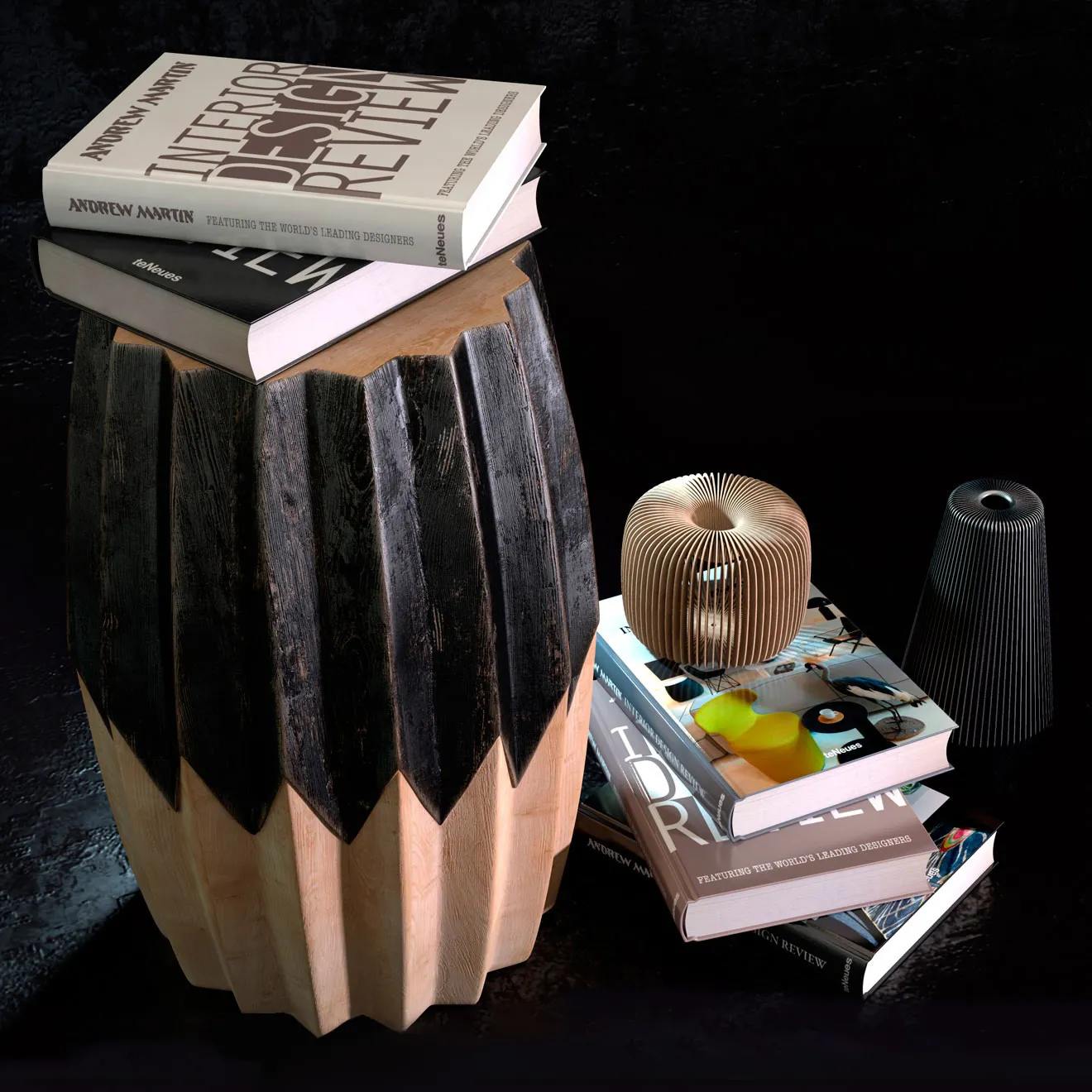 decoration - Decorative set with books 04 3D Model