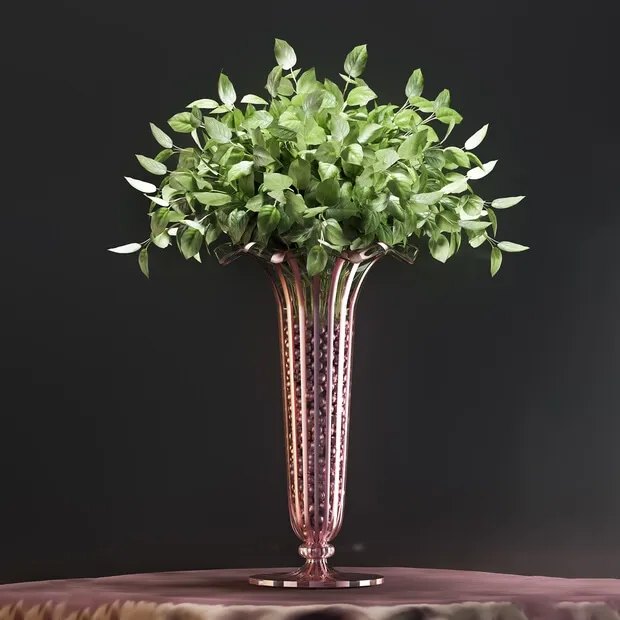 decoration - Decorative set with flowers  02 3D Model
