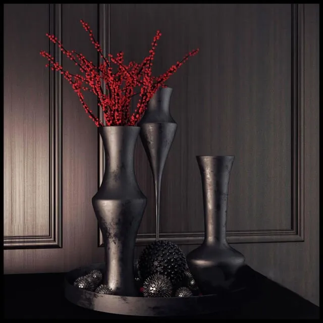 decoration - Decorative Vases 3 3D Model