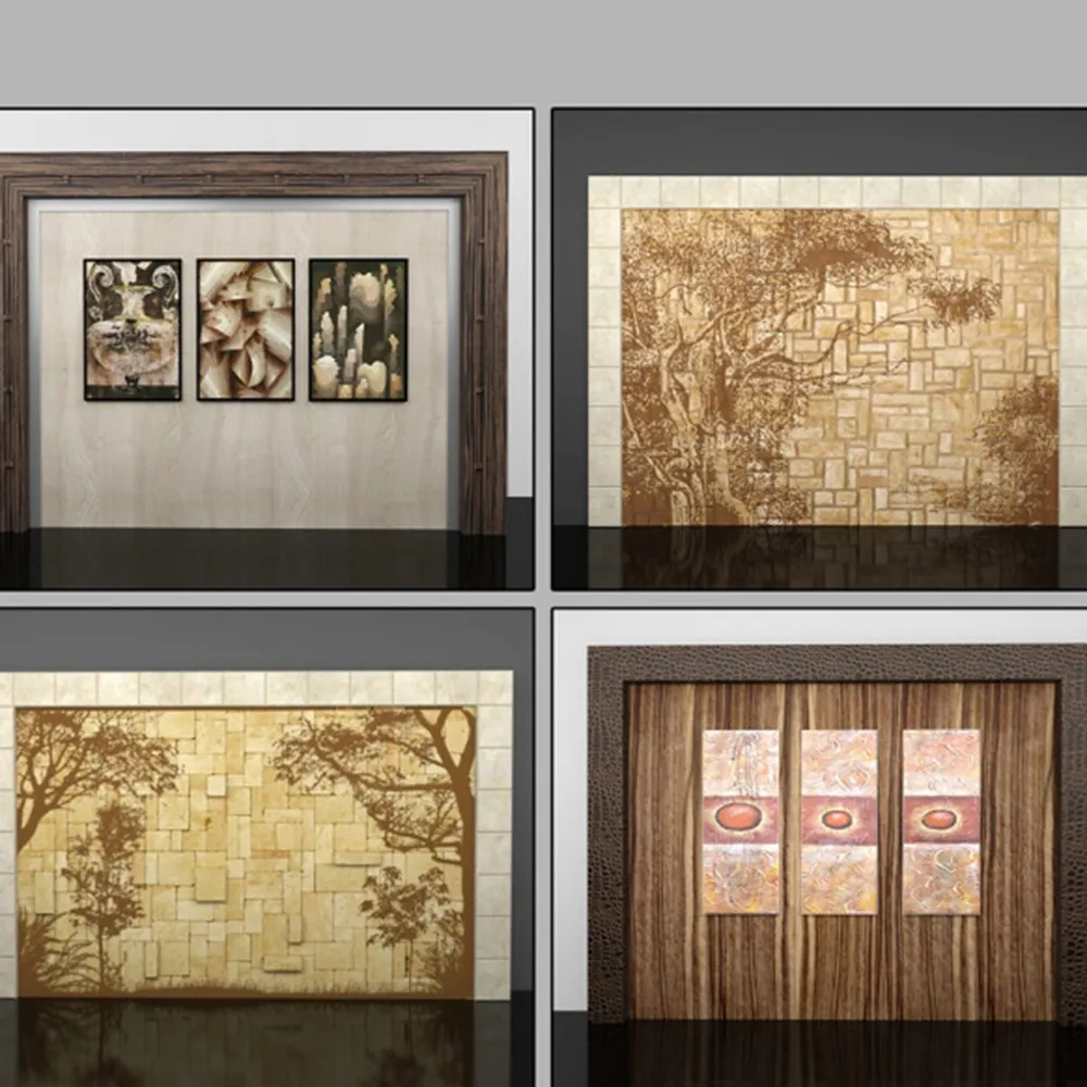 decoration - Decorative wall 3D Model