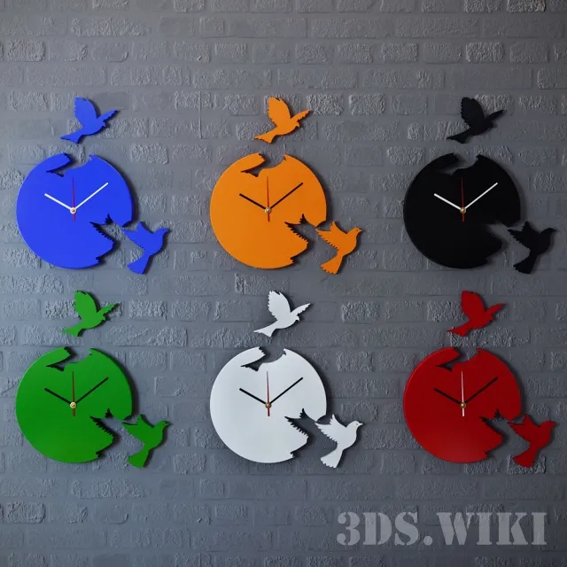 decoration - Decorative wall clock 3D Model