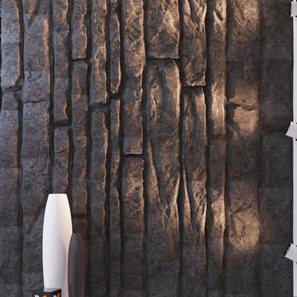 decoration - Decorative wall with stone texture 3D Model