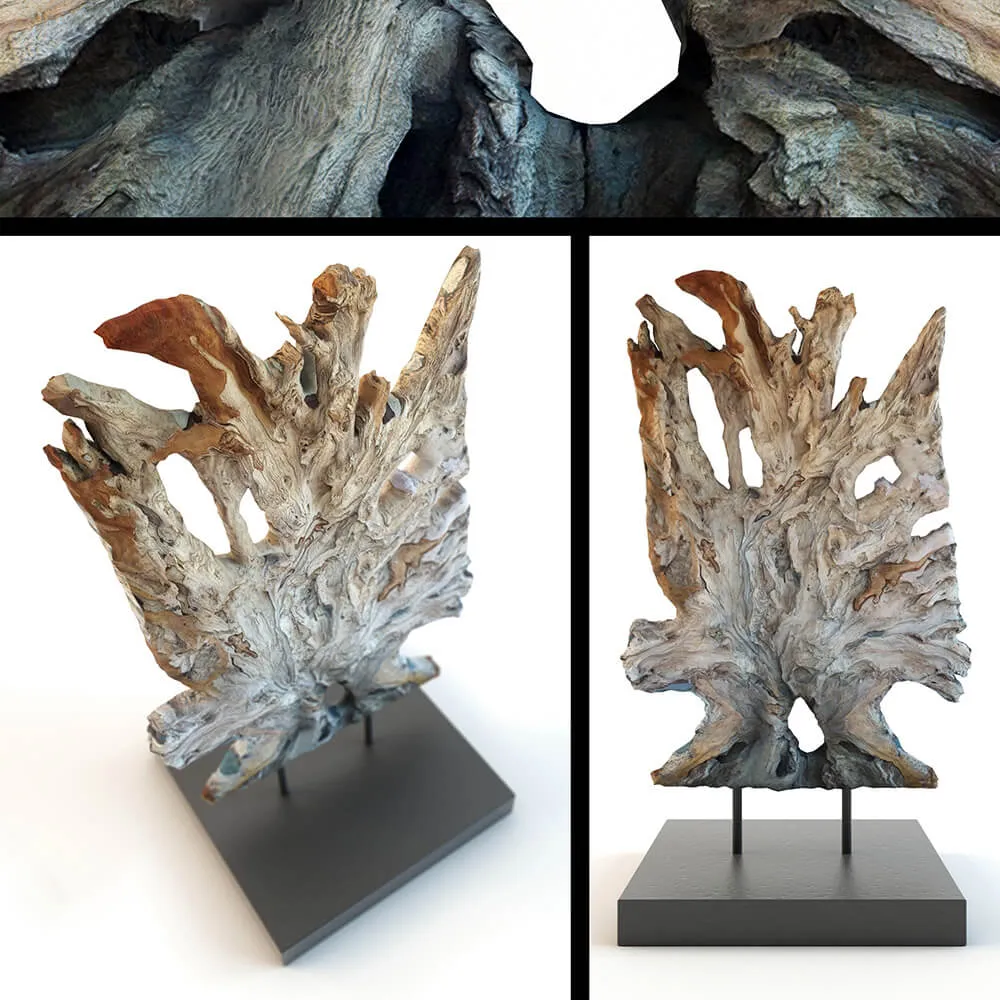 decoration - Decorative wood item 3D Model