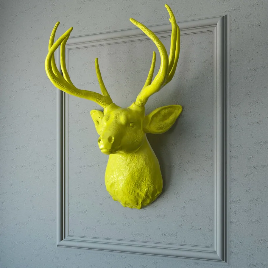 decoration - Deer Head 3D Model