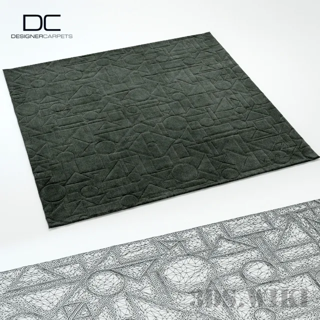decoration - Designer embossed carpet 3D Model