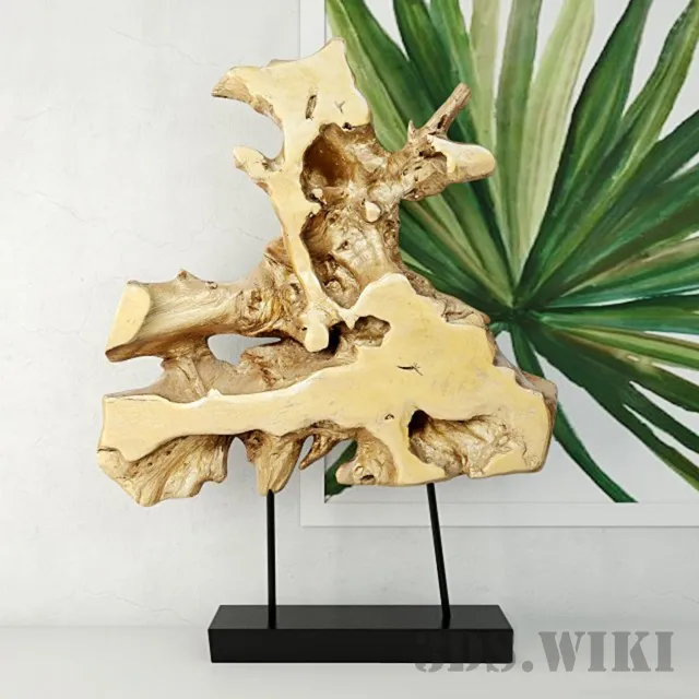 decoration - Eco-style root 3D Model