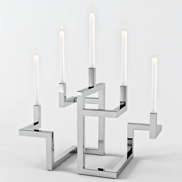 decoration - Eichholtz Candle Holder Skyline 01 3D Model