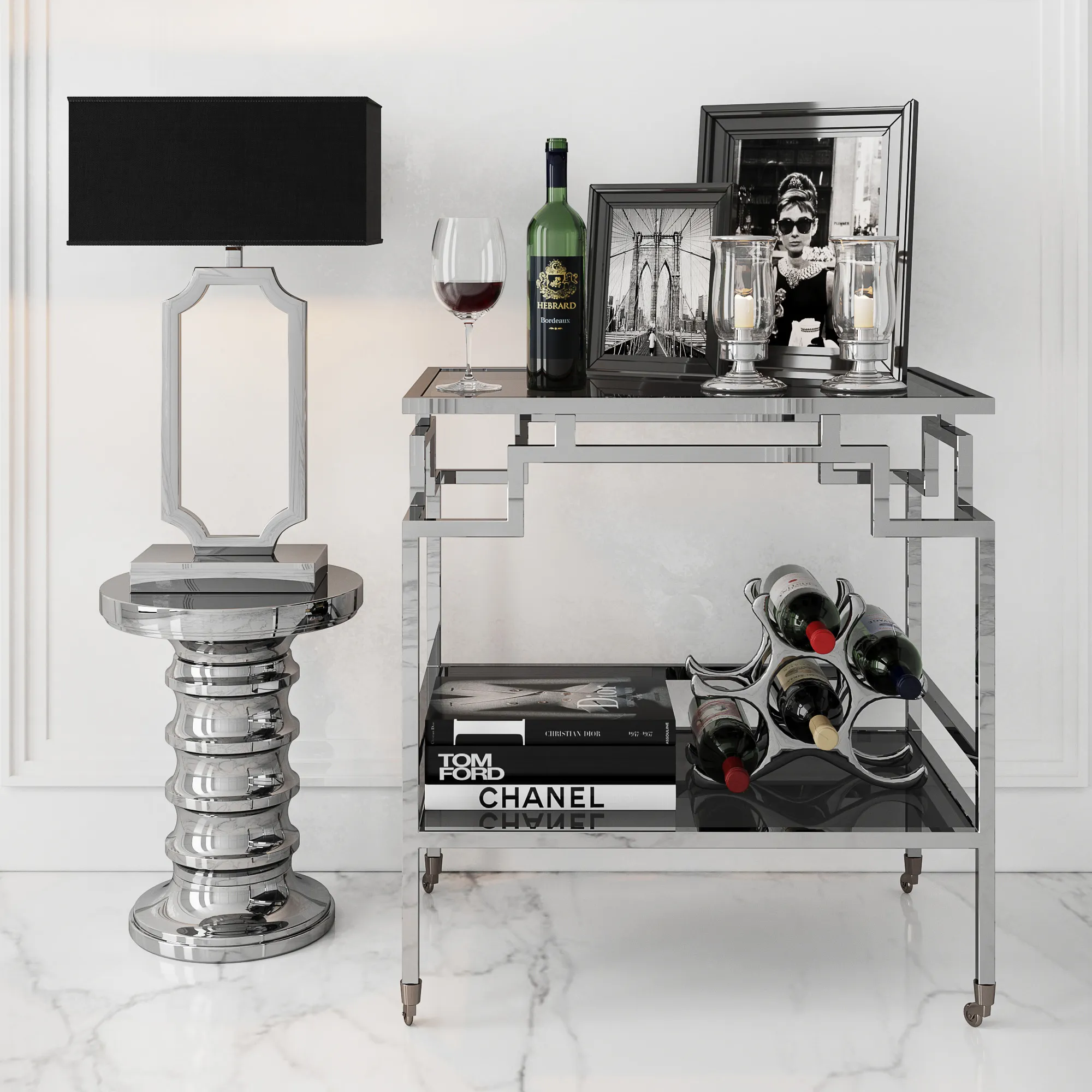 decoration - Eichholtz decor set 02 3D Model