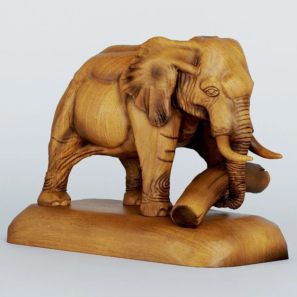 decoration - Elephant 012 3D Model