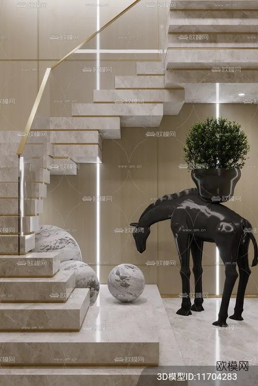 DECORATION - ENTRANCE - CORONA - 3D MODEL - 1085