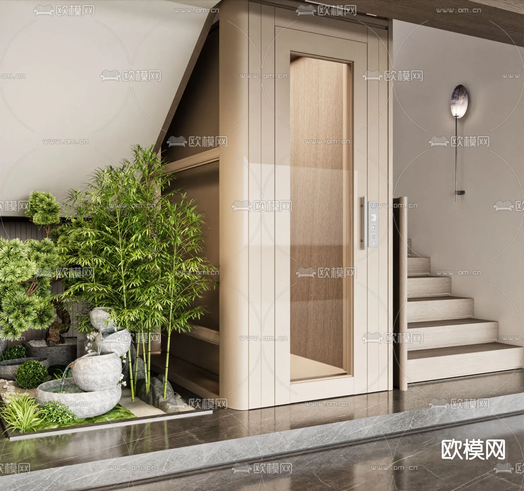 DECORATION - ENTRANCE - CORONA - 3D MODEL - 1098