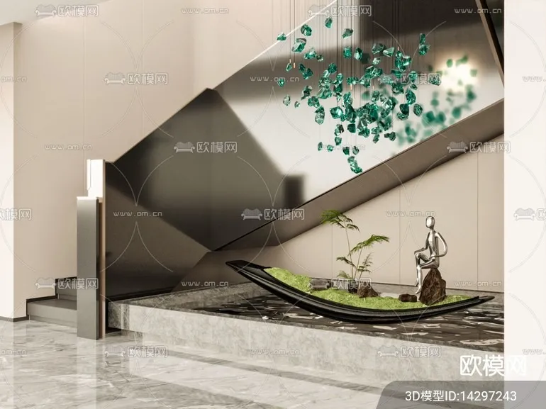 DECORATION - ENTRANCE - CORONA - 3D MODEL - 1119