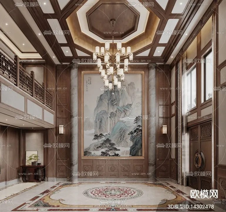 DECORATION - ENTRANCE - CORONA - 3D MODEL - 1123