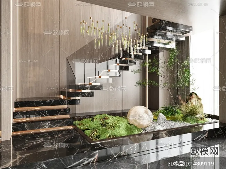 DECORATION - ENTRANCE - CORONA - 3D MODEL - 1124