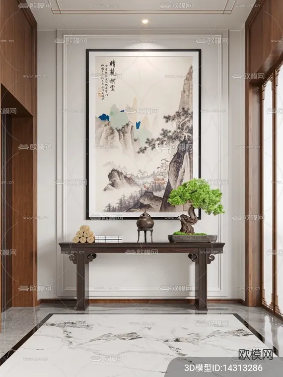 DECORATION - ENTRANCE - CORONA - 3D MODEL - 1132