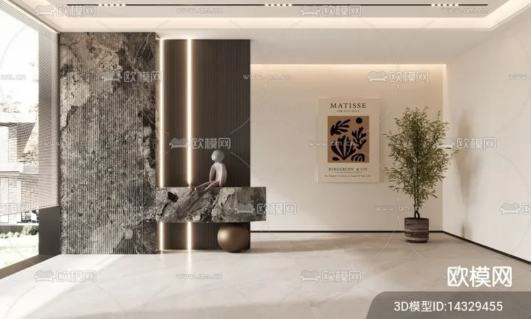 DECORATION - ENTRANCE - CORONA - 3D MODEL - 1140