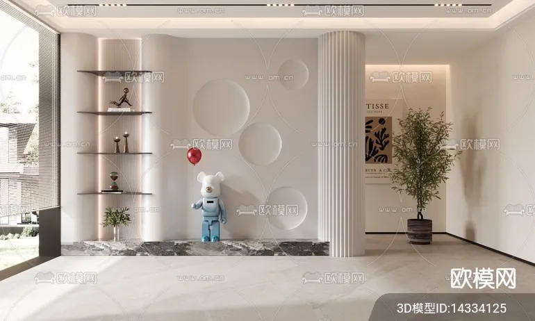 DECORATION - ENTRANCE - CORONA - 3D MODEL - 1147