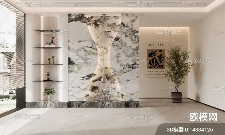 DECORATION - ENTRANCE - CORONA - 3D MODEL - 1148