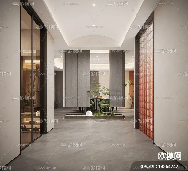 DECORATION - ENTRANCE - CORONA - 3D MODEL - 1170