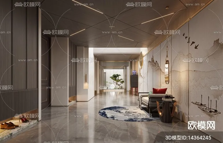 DECORATION - ENTRANCE - CORONA - 3D MODEL - 1172