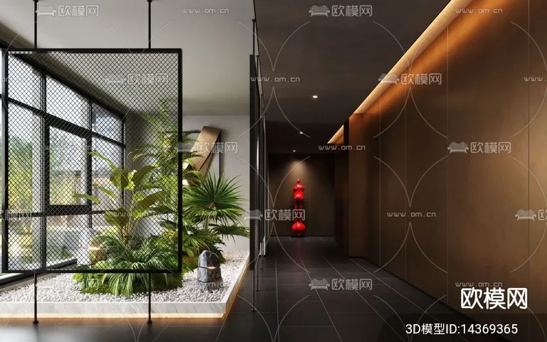 DECORATION - ENTRANCE - CORONA - 3D MODEL - 1174