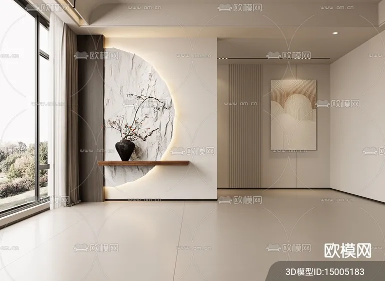 DECORATION - ENTRANCE - CORONA - 3D MODEL - 1190