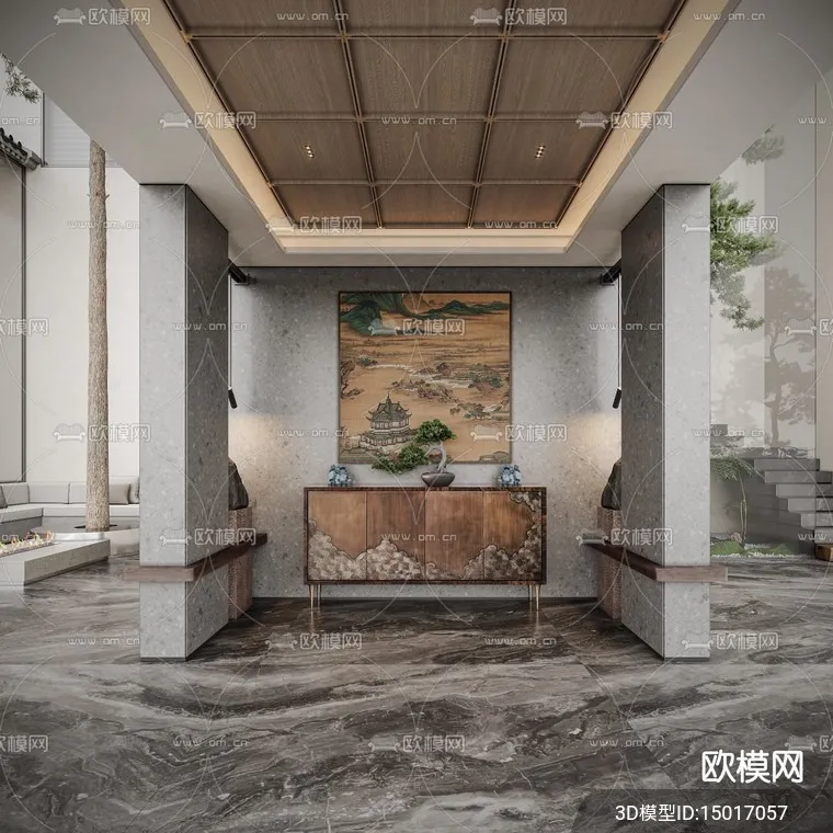 DECORATION - ENTRANCE - CORONA - 3D MODEL - 1198