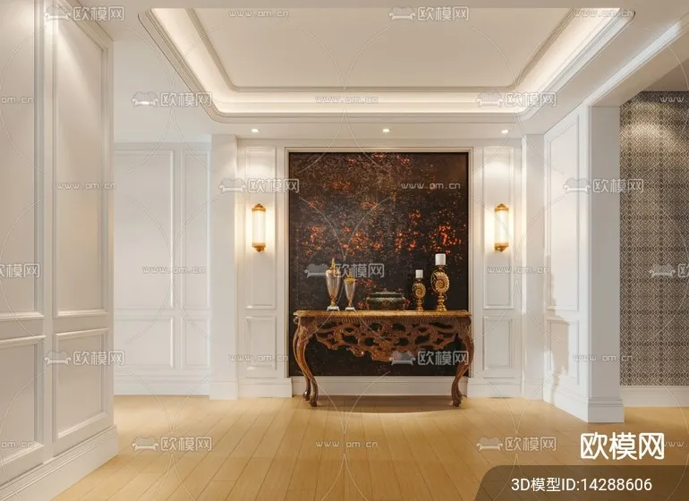 DECORATION - ENTRANCE - VRAY / CORONA - 3D MODEL - 1113