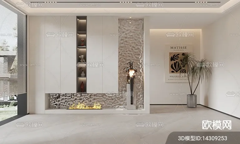 DECORATION - ENTRANCE - VRAY / CORONA - 3D MODEL - 1125