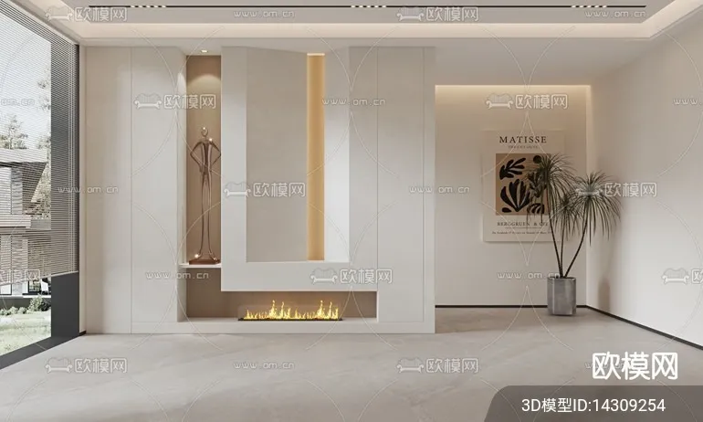 DECORATION - ENTRANCE - VRAY / CORONA - 3D MODEL - 1126