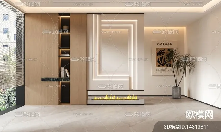 DECORATION - ENTRANCE - VRAY / CORONA - 3D MODEL - 1134