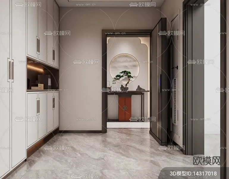 DECORATION - ENTRANCE - VRAY / CORONA - 3D MODEL - 1135