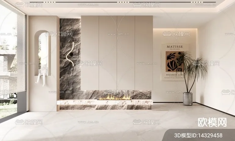 DECORATION - ENTRANCE - VRAY / CORONA - 3D MODEL - 1143