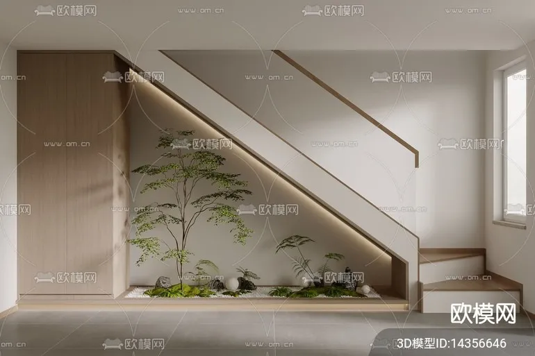 DECORATION - ENTRANCE - VRAY / CORONA - 3D MODEL - 1168