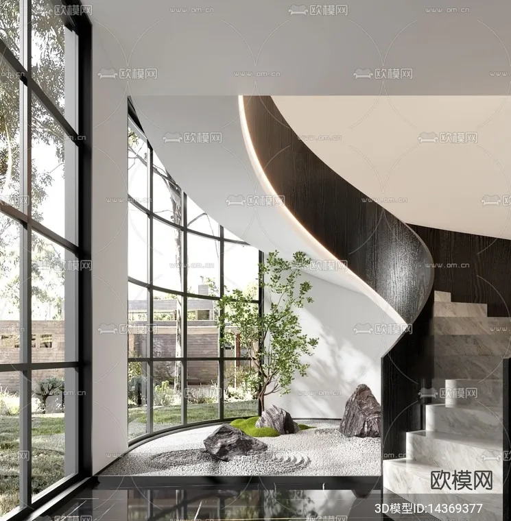 DECORATION - ENTRANCE - VRAY / CORONA - 3D MODEL - 1175