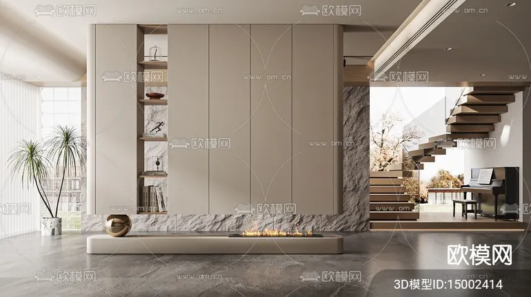 DECORATION - ENTRANCE - VRAY / CORONA - 3D MODEL - 1183