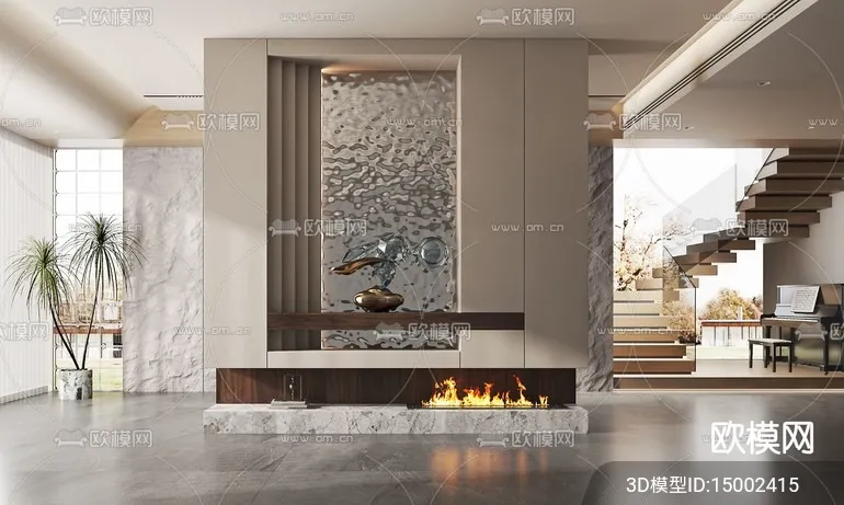 DECORATION - ENTRANCE - VRAY / CORONA - 3D MODEL - 1184